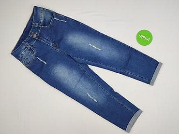 spodnie dziury: Jeansy damskie, rozmiar M — 2