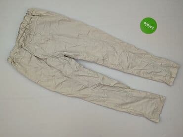 spodnie dresowe beżowe: Spodnie materiałowe damskie, rozmiar XL — 3