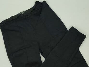 czarne legginsy z wysokim stanem nieprześwitujące: Top Secret, Legginsy Eleganckie damskie, rozmiar M — 1