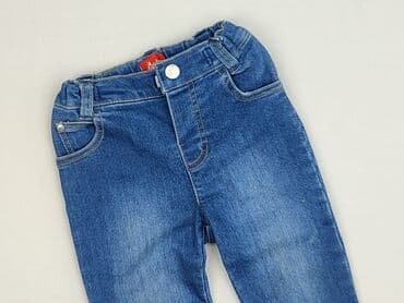 spodnie do kosza: Spodnie jeansowe, 6-9 miesięcy, stan - Bardzo dobry — 1