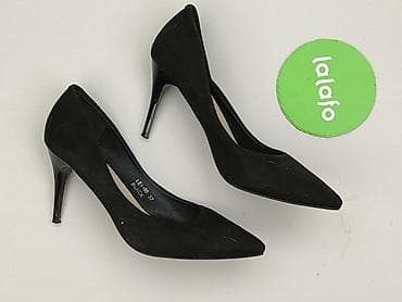 ecco flash 38: Czarne damskie szpilki LEI-90 - Rozmiar: 37 - Kolor: black (czarny) - — 2