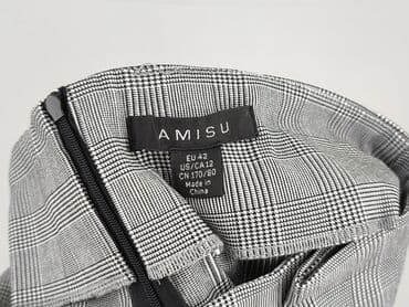 spódniczka w kratkę czerwone: Amisu, Spódnica damska, L — 6