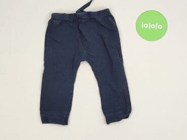 czarne spodnie woskowane: Sweatpants, Name it, 6-9 months, condition - Very good — 3