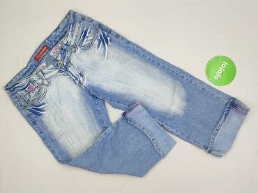 jeansy damskie cropp: Spodnie 3/4 damskie, L — 2