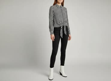 koszula w paski bershka: Koszula damska, rozmiar S — 7