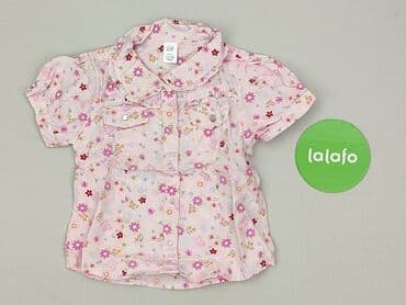 zara body biale: Shirt 1.5-2 years, condition - Perfect, pattern - Floral, color - Pink — 2