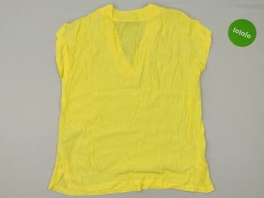 bluzka żółta w czarne paski: Esprit, Bluzka damska, rozmiar M — 3