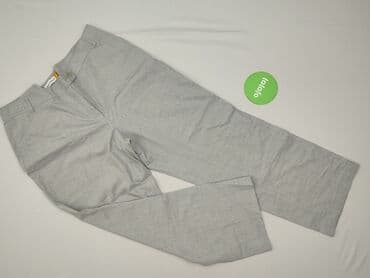 szare szerokie jeansy: Spodnie materiałowe damskie, rozmiar 2XL — 2