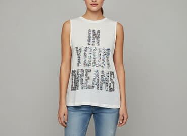 playboy t shirty missguided: Miss Selfridge, T-shirt damski, rozmiar M — 6
