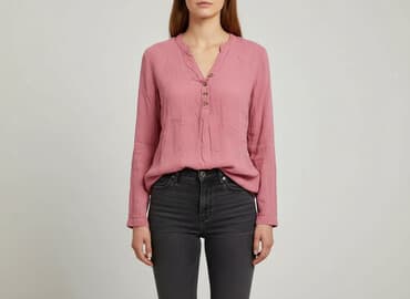 rozowa bluzka: Reserved, Bluzka damska, rozmiar M — 7