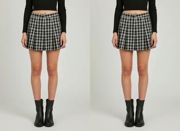 spódnice plisowane krata: Spódnica damska, rozmiar L — 1