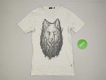 koszulka smog regular fit: T-shirt for men, S (EU 36), Cropp, condition - Good — 2