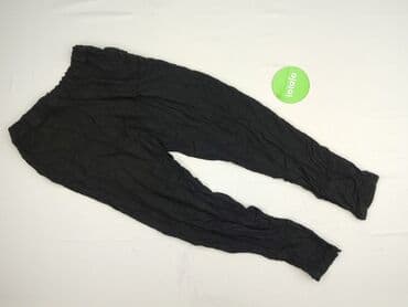 spodnie czarne damskie z niskim stanem: H&M, Spodnie materiałowe damskie, rozmiar S — 4