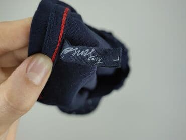 granatowe koszulki: Just Female, T-shirt damski, rozmiar L — 5