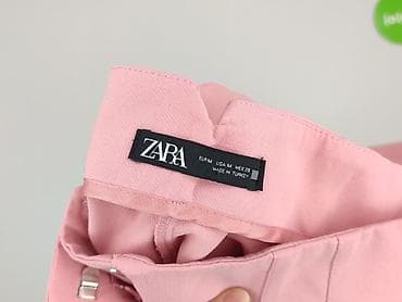 buty z futrem jenota: Zara, Spodnie materiałowe damskie, rozmiar M — 4
