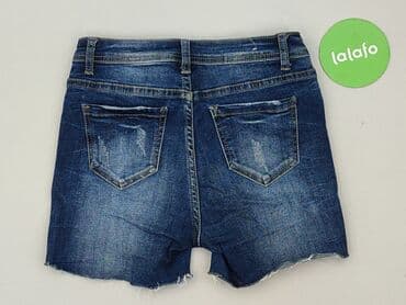 krótkie spodenki damskie jeansowe poszarpane: Jeanswear, Szorty damskie, rozmiar S — 3
