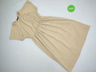 sukienki beżowe midi: Boohoo, Sukienka damska, rozmiar M — 2