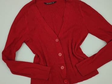 sweter z dekoltem v: Stradivarius, Kardigan damski, rozmiar M — 1