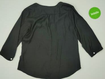 czerwona bluzki z bufkami: H&M, Women's blouse, M — 3