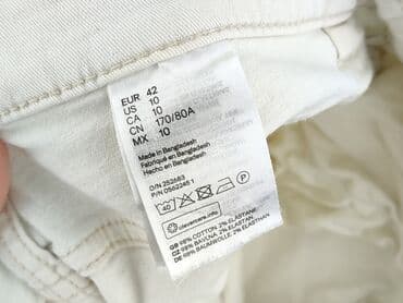 t shirty python: Material trousers for women, size XL (EU 42) — 5