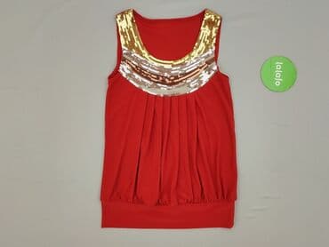 złota bluzka cekinowa: Bluzka damska, rozmiar S — 2