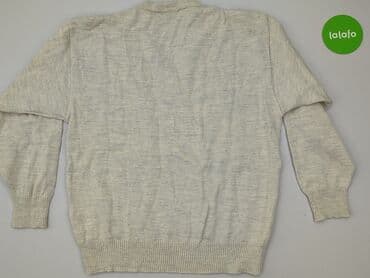 bialy sweter new yorker: Sweter dla mężczyzn, rozmiar 6XL — 4