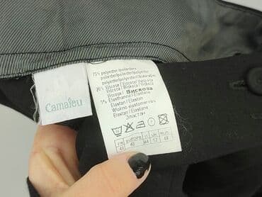 Ubrania damskie: Camaïeu, Spodnie materiałowe damskie, L — 4