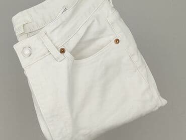 dżinsy białe: H&M, Jeans for women, size S — 8
