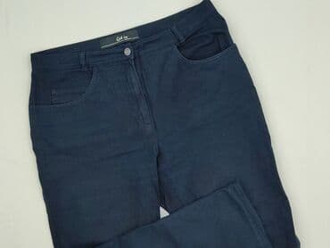 Women: Material trousers for women, size S (EU 36) — 1
