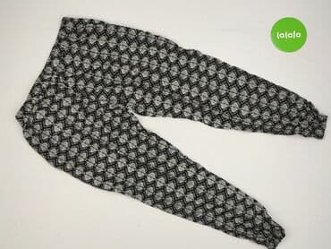 sinsay czarne spodnie z wysokim stanem: Sinsay, Spodnie materiałowe damskie, rozmiar L — 4