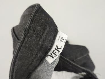 czarna koszula reserved: Spodnie jeansowe, Y.F.K., 12 lat, 146/152, stan - Idealny — 4