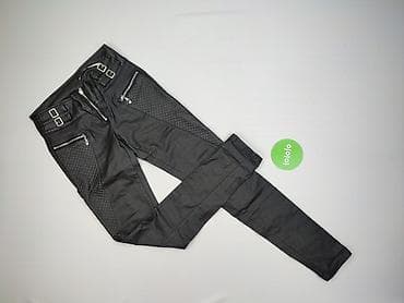 legginsy emo: Spodnie materiałowe damskie, rozmiar S — 2