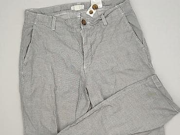 trampki na platformie h m: H&M L.O.G.G., Spodnie materiałowe damskie, rozmiar M — 1