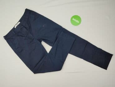 granatowe chinosy damskie: Mango, Spodnie materiałowe damskie, rozmiar M — 2