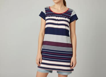 sukienka rozkloszowana dekolt łódka: Sukienka damska, rozmiar M — 5