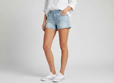 krótkie spodenki niebieskie: Amisu, Szorty damskie, rozmiar S — 6