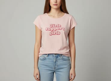 koszulka real rozowa: Beloved, T-shirt damski, rozmiar M — 7