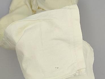 kremowe dresy: Spodnie materiałowe damskie, rozmiar S — 5