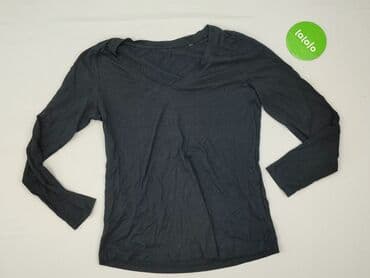 czarne bluzki z dekoltem w serek: Жіноча блуза, розмір S — 3