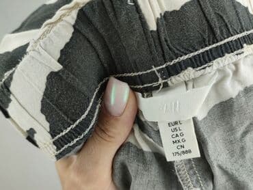 spodnie zebra h m: H&M, Spodnie materiałowe damskie, rozmiar L — 6