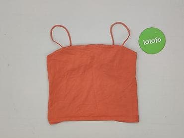bluzki basic prążek: Gina Tricot, Top damski, rozmiar M — 2