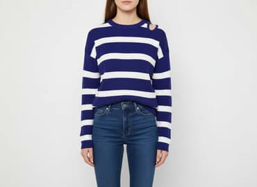 biale buty skarpetkowe: BODY FLIRT, Sweter damski, rozmiar S — 6