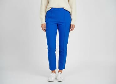 szerokie spodnie pepco: Spodnie materiałowe damskie, rozmiar M — 7