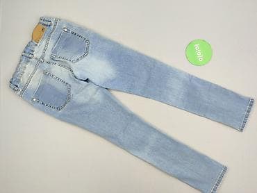 białe spódnico spodenki: Spodnie jeansowe, 12 lat, 146/152, stan - Idealny — 3