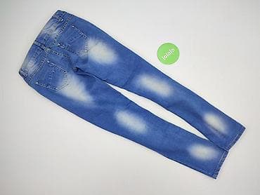 silver jeans spodnie: Jeansy damskie, rozmiar M — 3
