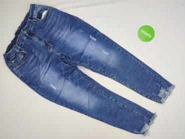 spodnie jeansy z wysokim stanem: Jeansy damskie, rozmiar M — 2