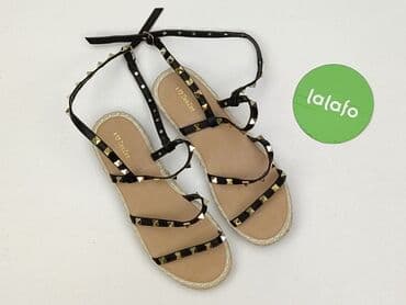 mcqueen klapki: Sandały damskie, rozmiar 38 — 2