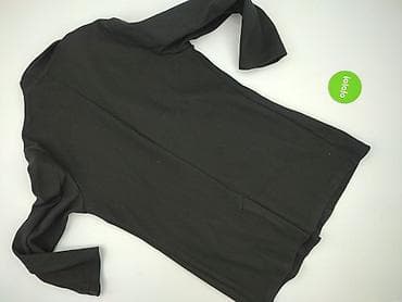 benter bluza: Męski płaszcz/cardigan w kolorze czarnym – rozmiar XL - Fason: lekki — 3