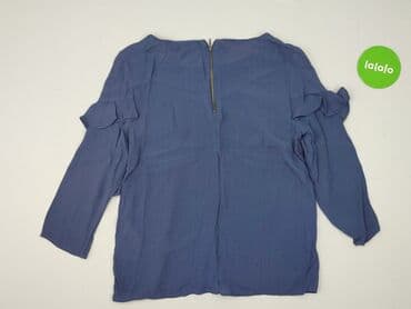 niebieska satynowa sukienka zara: Bluzka damska, rozmiar XS — 3
