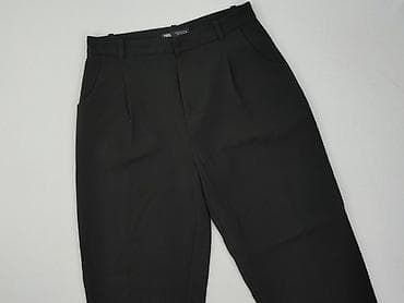 pull and bear spodnie eleganckie: Zara, Spodnie materiałowe damskie, rozmiar M — 1